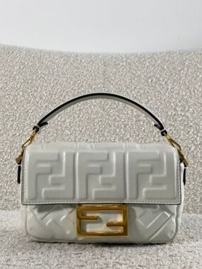 Authentic Pre-Owned Fendi Mini Baguette White